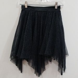 D signed black and silver sparkly tutu fully lined